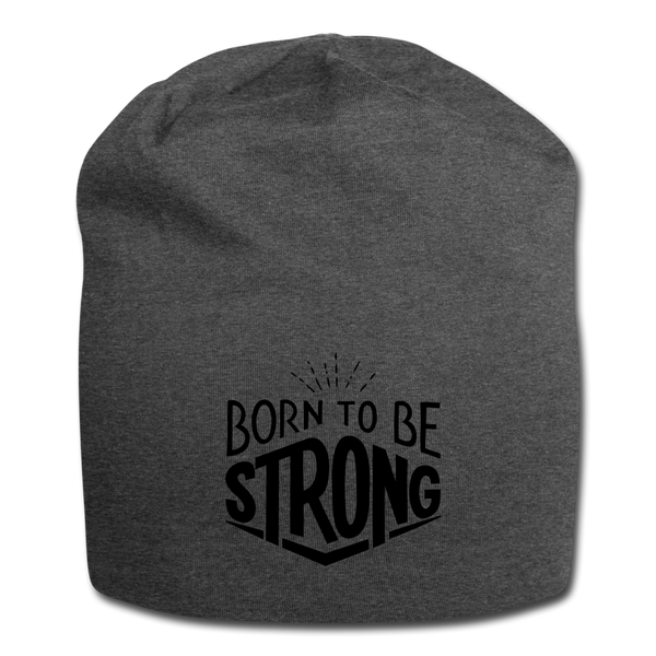 Jersey Beanie - charcoal gray