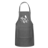 Adjustable Apron - charcoal