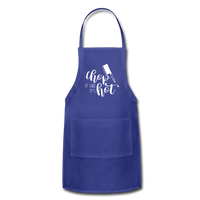 Adjustable Apron - royal blue