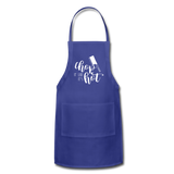 Adjustable Apron - royal blue