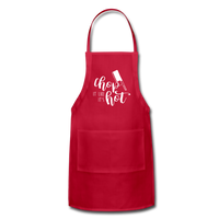 Adjustable Apron - red