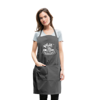 Adjustable Apron - charcoal