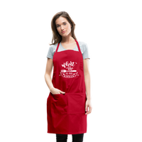 Adjustable Apron - red