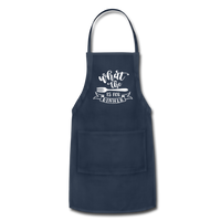 Adjustable Apron - navy