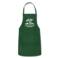 Adjustable Apron - forest green