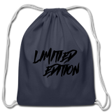 Cotton Drawstring Bag - navy