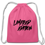 Cotton Drawstring Bag - pink