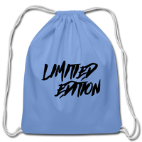 Cotton Drawstring Bag - carolina blue