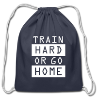 Cotton Drawstring Bag - navy