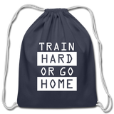 Cotton Drawstring Bag - navy