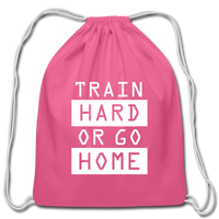 Cotton Drawstring Bag - pink