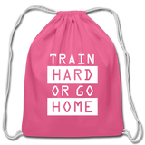 Cotton Drawstring Bag - pink