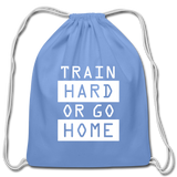 Cotton Drawstring Bag - carolina blue