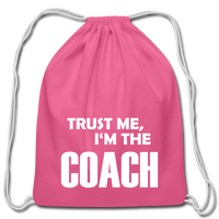 Cotton Drawstring Bag - pink