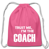 Cotton Drawstring Bag - pink