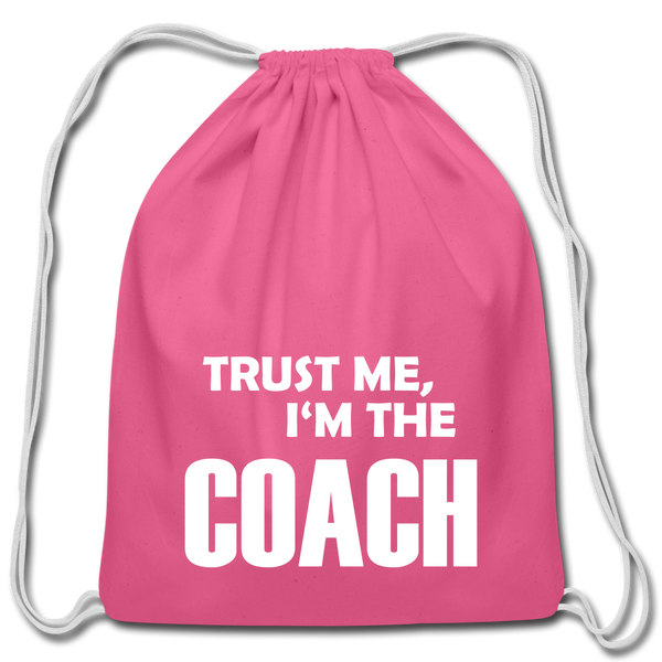 Cotton Drawstring Bag - pink