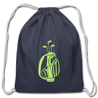 Cotton Drawstring Bag - navy