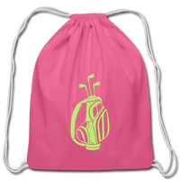 Cotton Drawstring Bag - pink