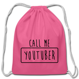 Cotton Drawstring Bag - pink