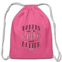 Cotton Drawstring Bag - pink