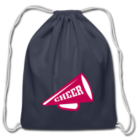 Cotton Drawstring Bag - navy