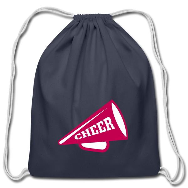 Cotton Drawstring Bag - navy