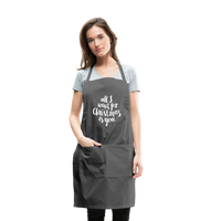 Adjustable Apron - charcoal