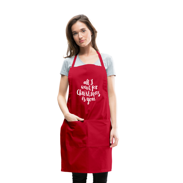 Adjustable Apron - red