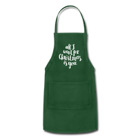 Adjustable Apron - forest green