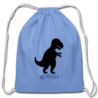 Cotton Drawstring Bag - carolina blue