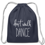 Cotton Drawstring Bag - navy