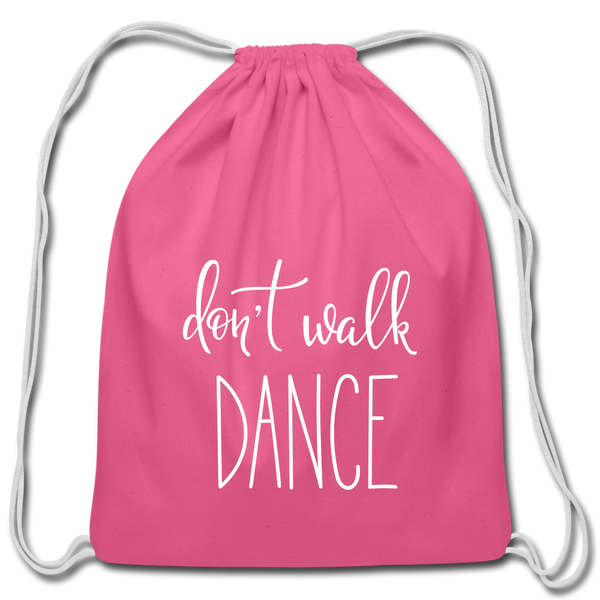 Cotton Drawstring Bag - pink