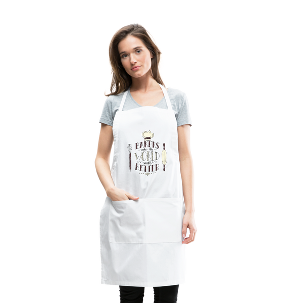 Adjustable Apron - white