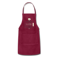 Adjustable Apron - burgundy