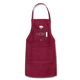 Adjustable Apron - burgundy