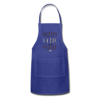 Adjustable Apron - royal blue