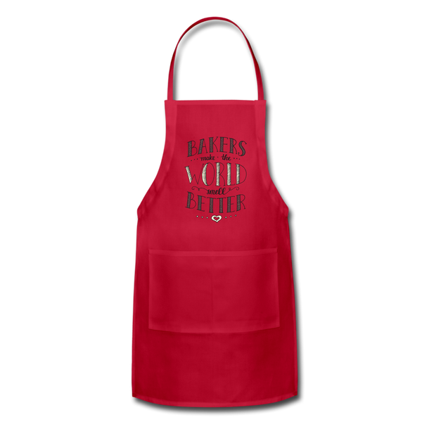 Adjustable Apron - red