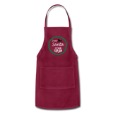 Adjustable Apron - burgundy