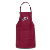 Adjustable Apron - burgundy