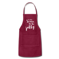 Adjustable Apron - burgundy