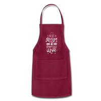 Adjustable Apron - burgundy