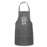 Adjustable Apron - charcoal