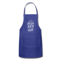 Adjustable Apron - royal blue