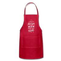 Adjustable Apron - red