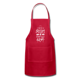 Adjustable Apron - red