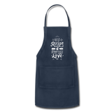 Adjustable Apron - navy