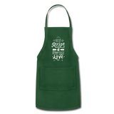 Adjustable Apron - forest green