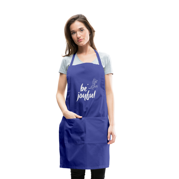 Adjustable Apron - royal blue