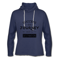 Unisex Lightweight Terry Hoodie - heather navy