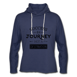 Unisex Lightweight Terry Hoodie - heather navy